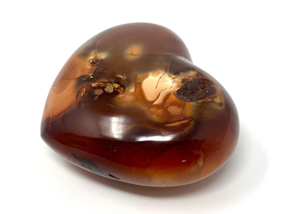 Carnelian Crystal Heart 7.6cm