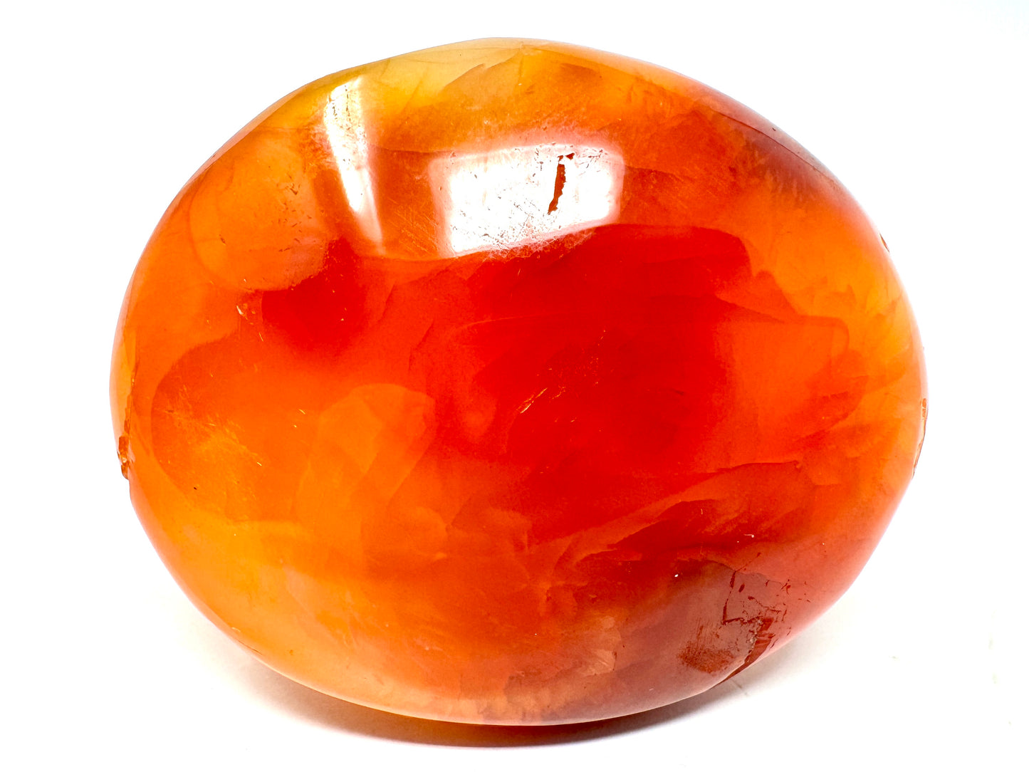 Carnelian Crystal Pebble 5.6cm