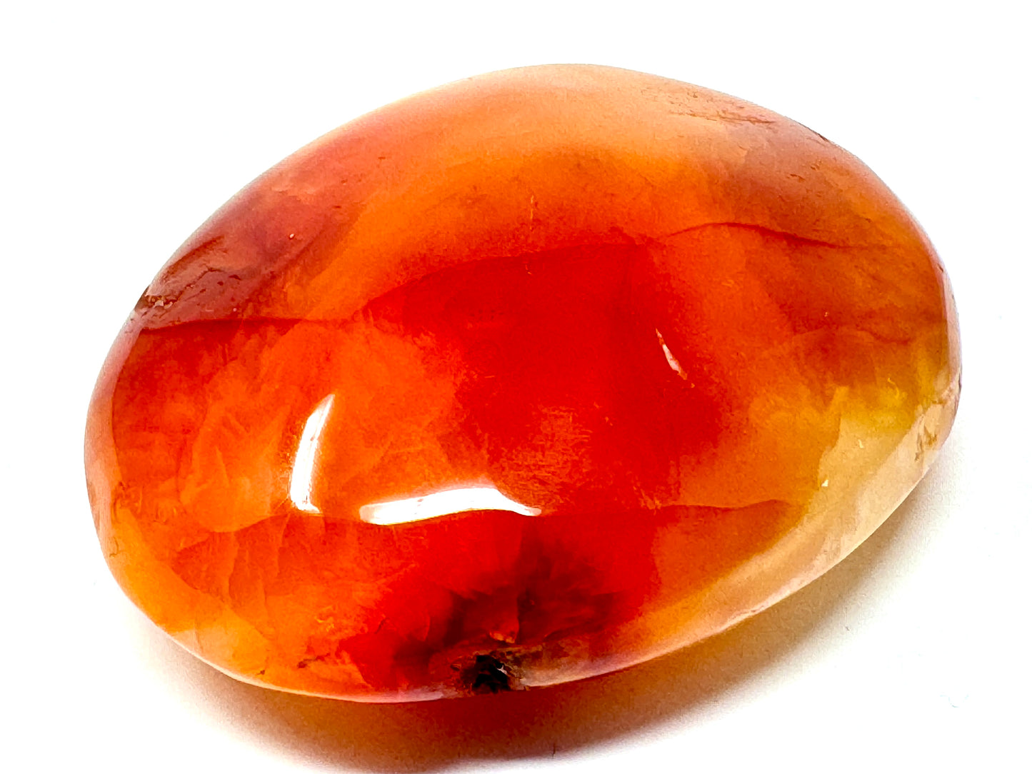 Carnelian Crystal Pebble 5.6cm