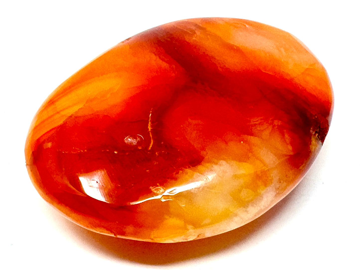 Carnelian Crystal Pebble 5.6cm