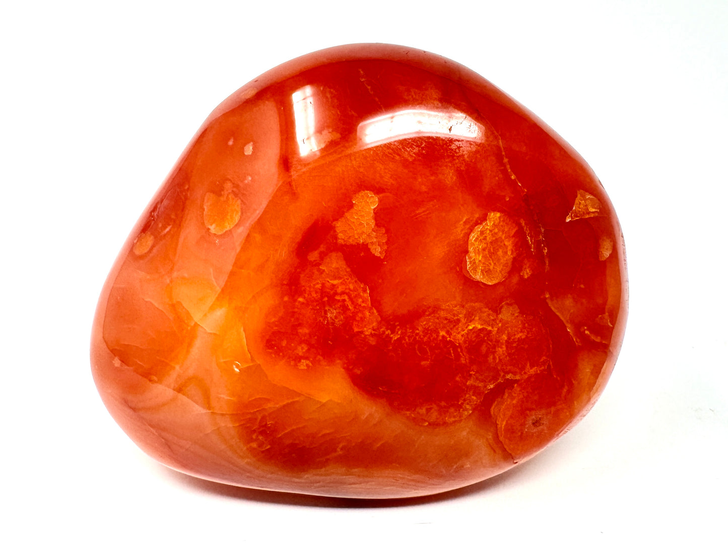 Carnelian Crystal Pebble 6.4cm