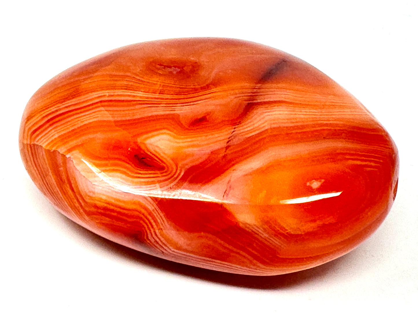 Carnelian Crystal Pebble 6.4cm