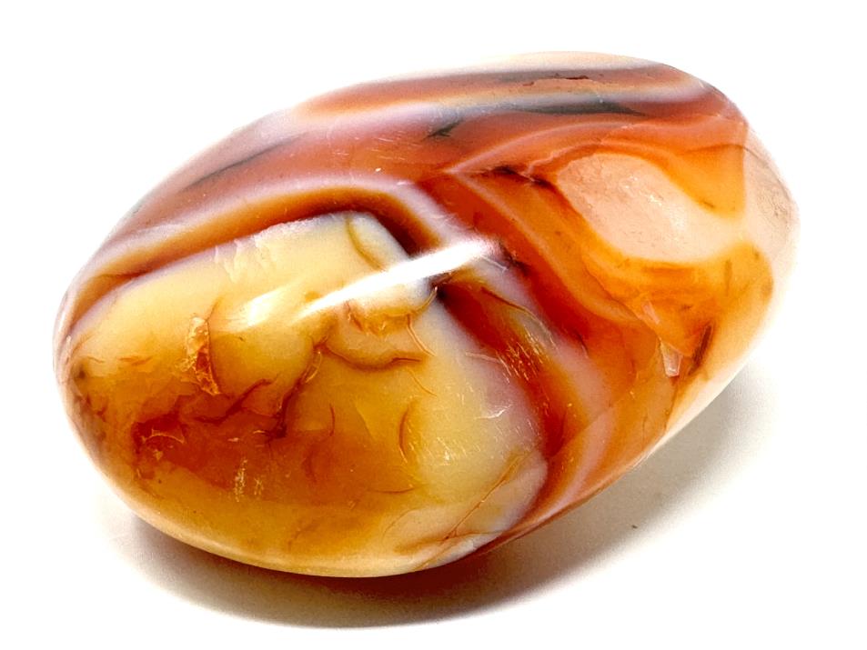 Carnelian Crystal Pebble 6.4cm