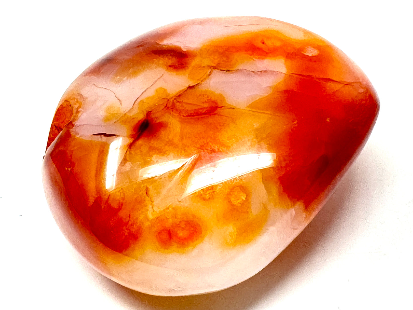 Carnelian Crystal Pebble 5.4cm