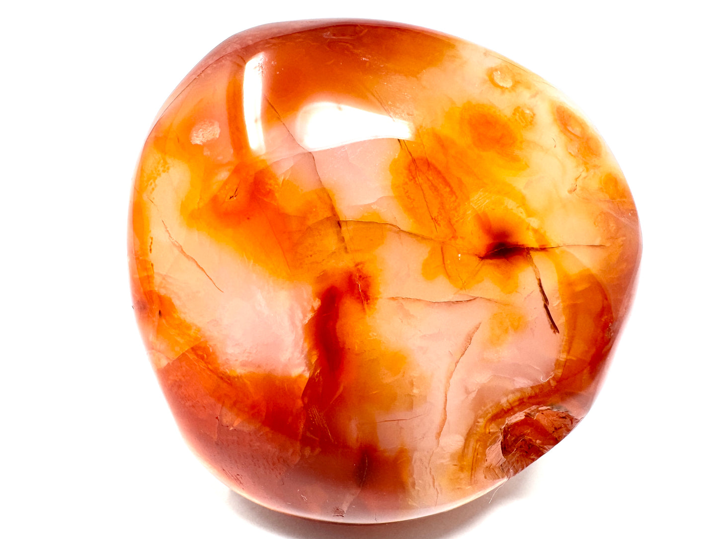 Carnelian Crystal Pebble 5.4cm