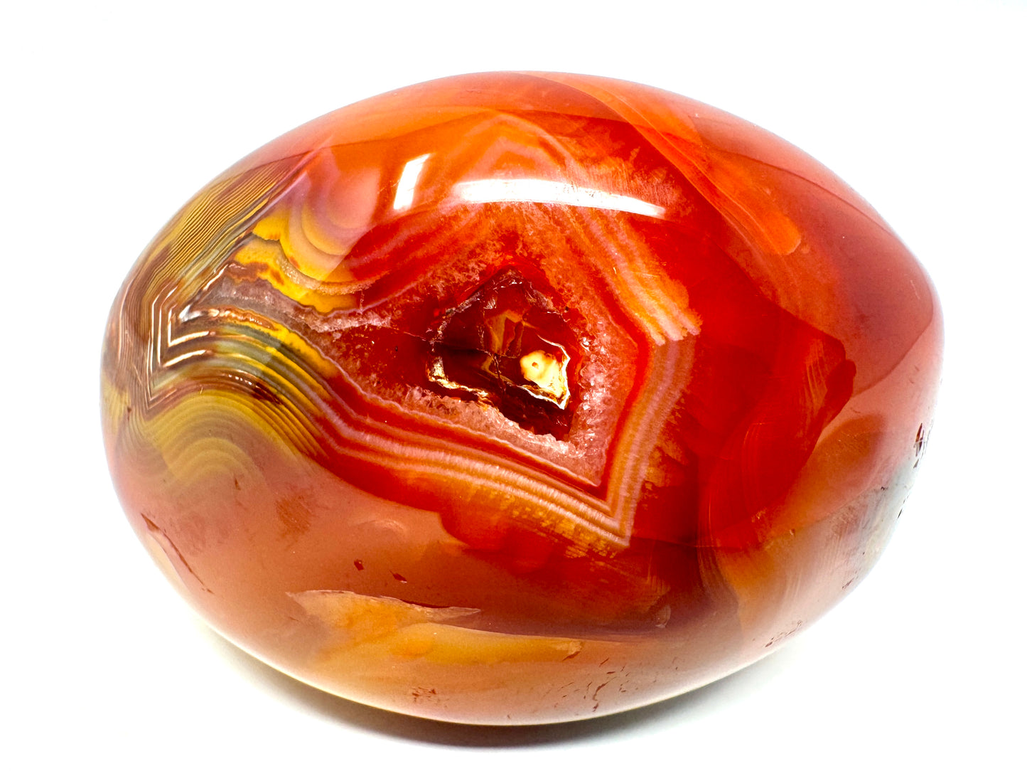 Carnelian Crystal Pebble 5.6cm