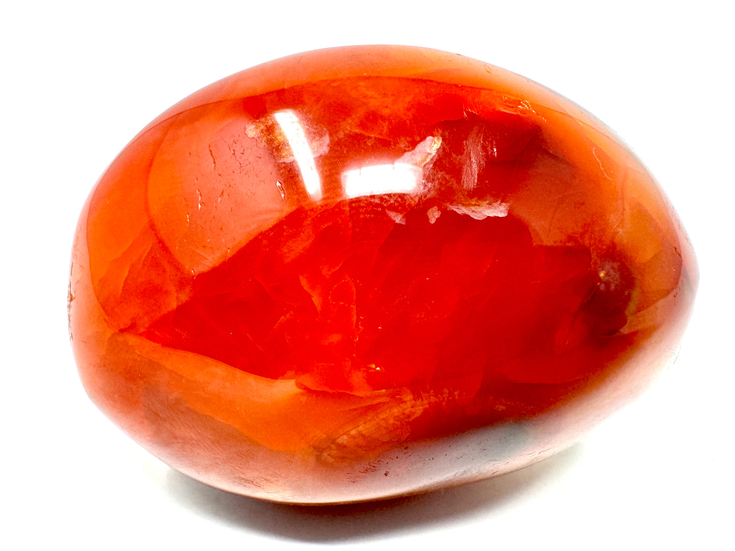 Carnelian Crystal Pebble 5.6cm