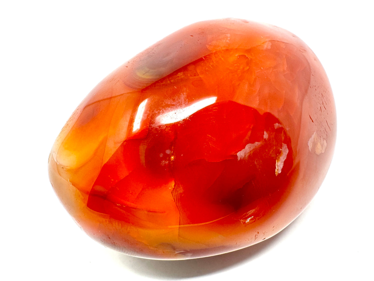 Carnelian Crystal Pebble 5.6cm