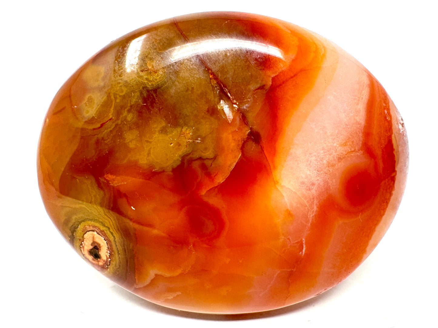 Carnelian Crystal Pebble 5.4cm