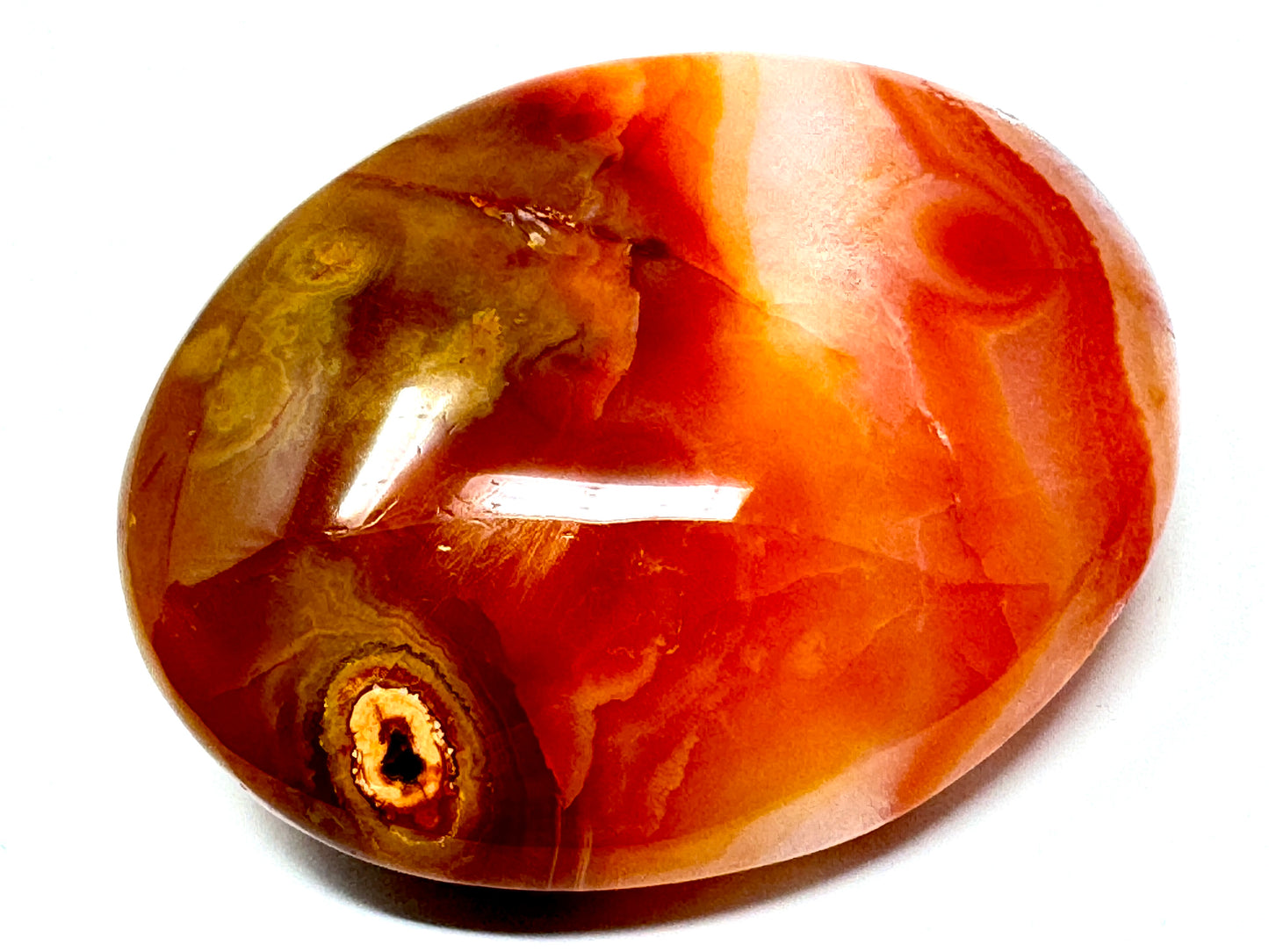 Carnelian Crystal Pebble 5.4cm