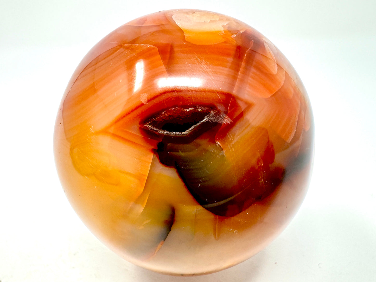 Carnelian Crystal Sphere 6.1cm