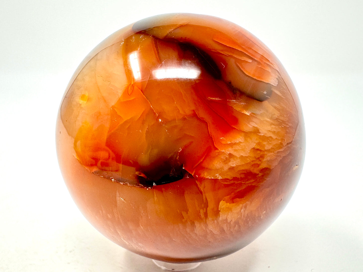 Carnelian Crystal Sphere 6.1cm