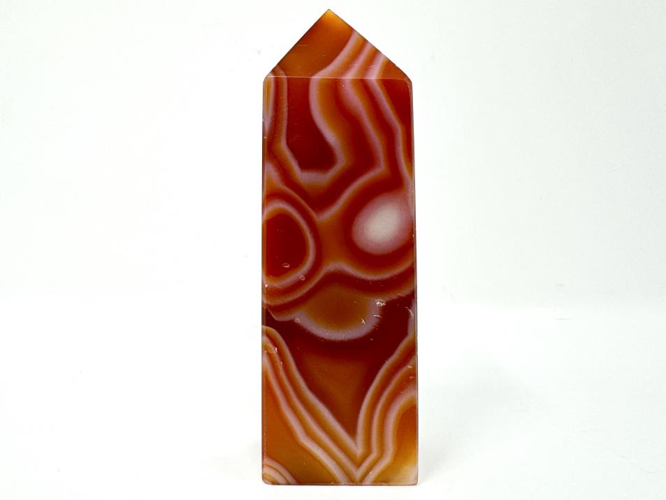 Carnelian Crystal Tower 9.9cm