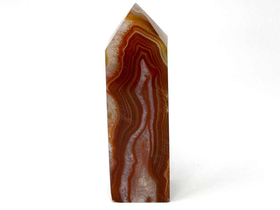 Druzy Carnelian Crystal Tower 11.6cm