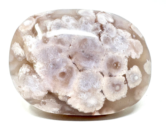 Cherry Blossom Agate Crystal Pebble 5.3cm