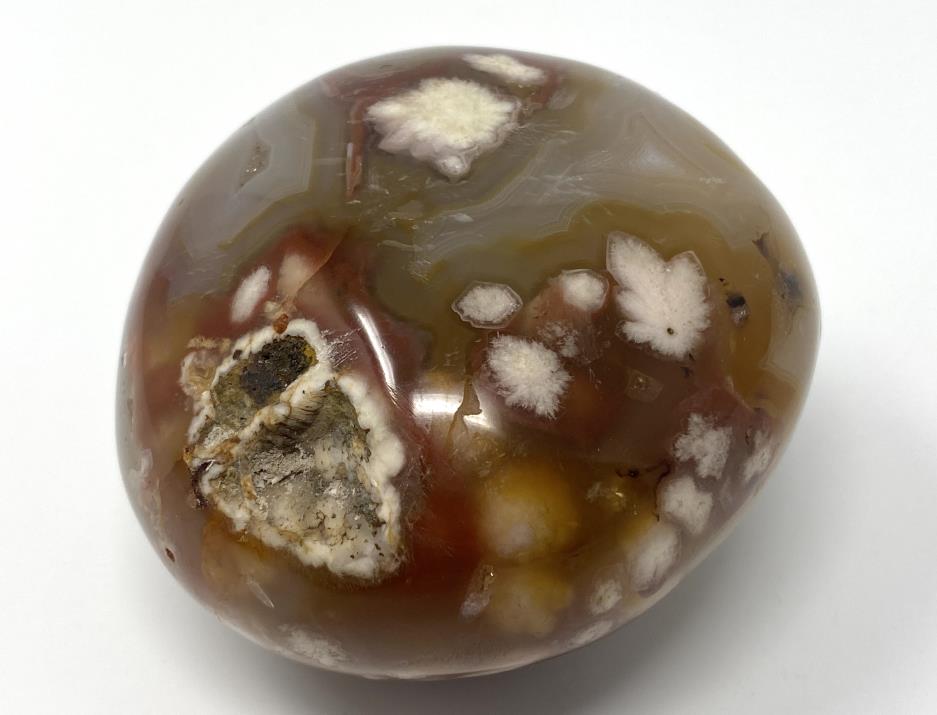 Cherry Blossom Agate Crystal Pebble Large 7.1cm