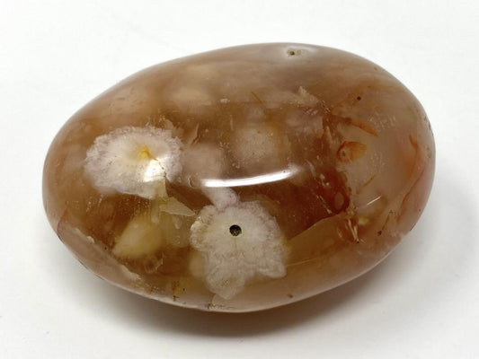 Cherry Blossom Agate Crystal Pebble 6cm