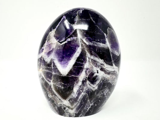 Chevron Amethyst Crystal Freeform 9cm