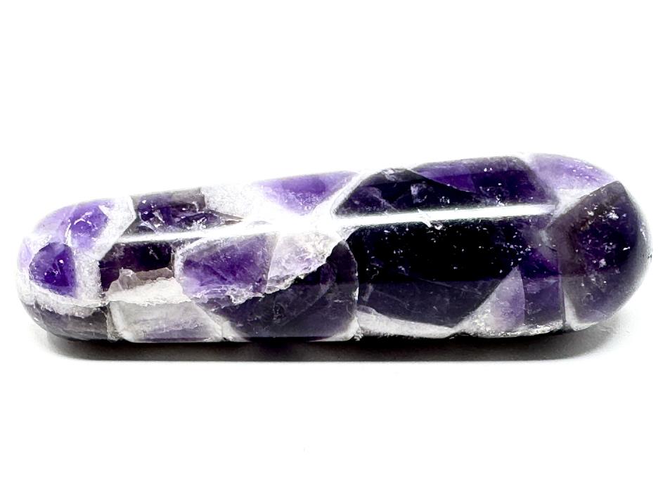 Chevron Amethyst Crystal Massage Wand 7.7cm