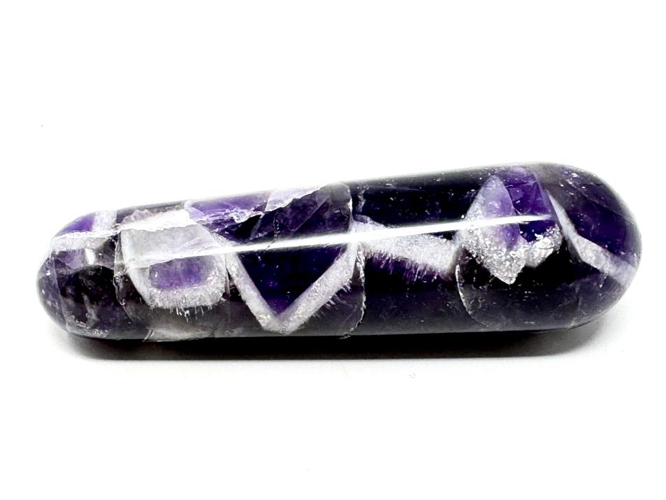 Chevron Amethyst Crystal Massage Wand 7.7cm