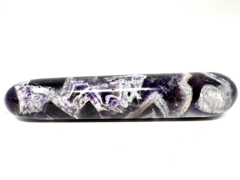 Chevron Amethyst Crystal Massage Wand 11.3cm