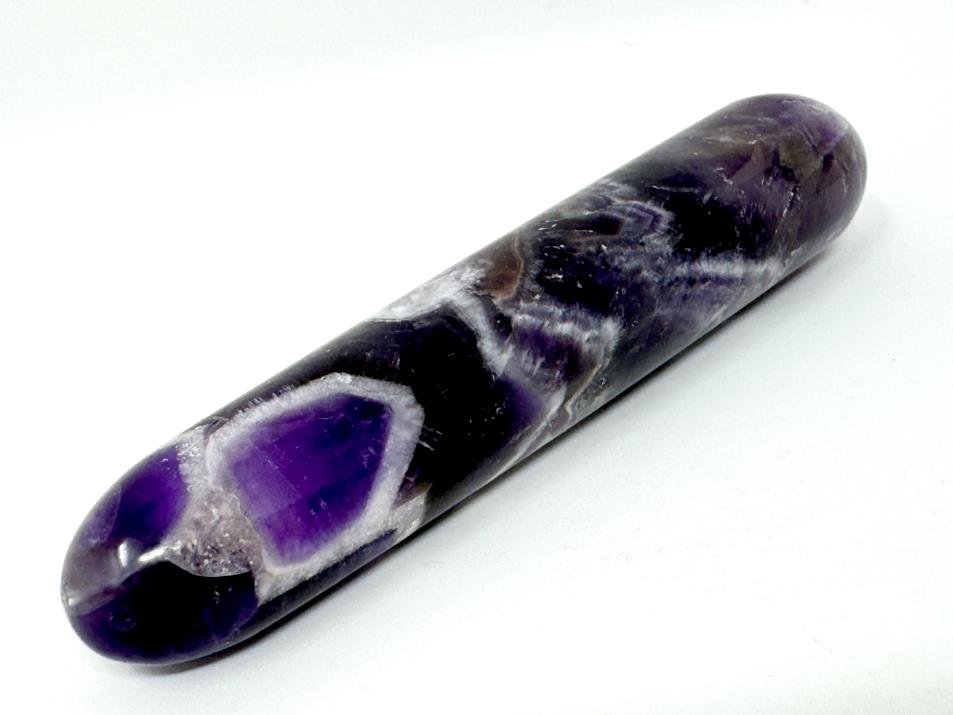 Chevron Amethyst Crystal Massage Wand 11.1cm