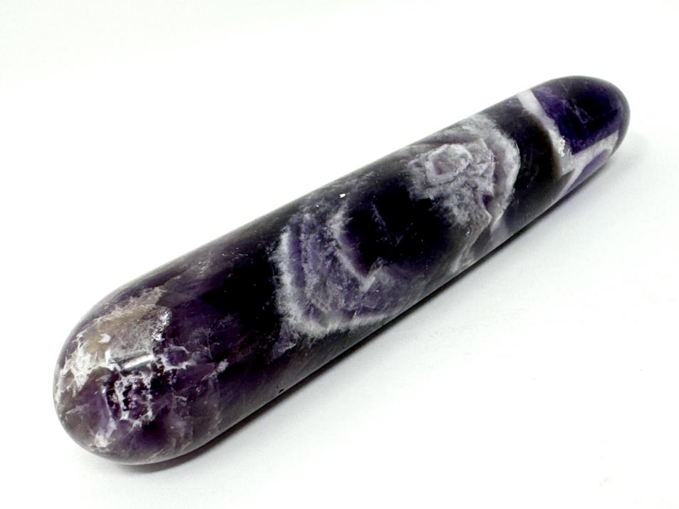 Chevron Amethyst Crystal Massage Wand 11.1cm