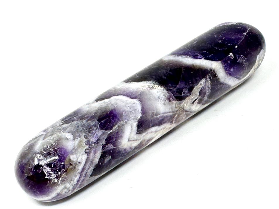 Chevron Amethyst Crystal Massage Wand 10.5cm