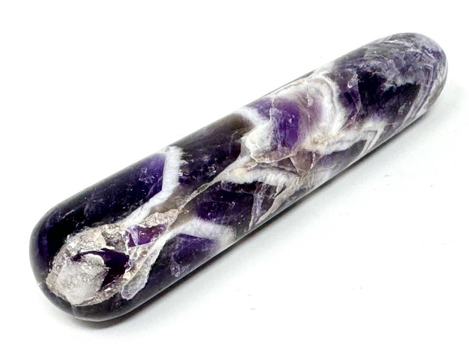 Chevron Amethyst Crystal Massage Wand 10.5cm