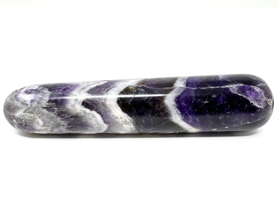 Chevron Amethyst Crystal Massage Wand 10.5cm