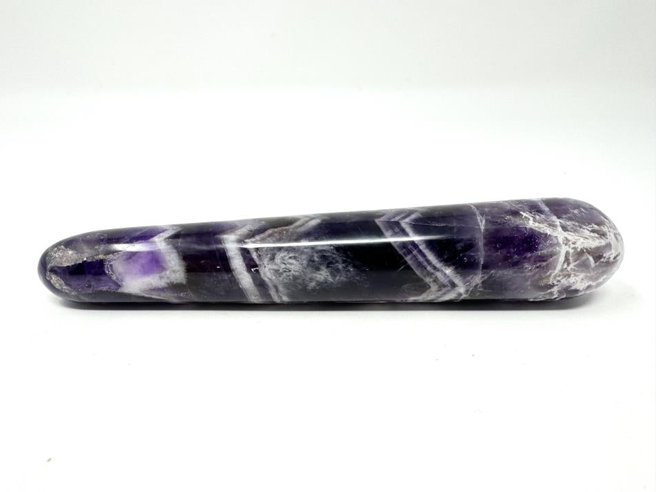 Chevron Amethyst Crystal Massage Wand 13.3cm