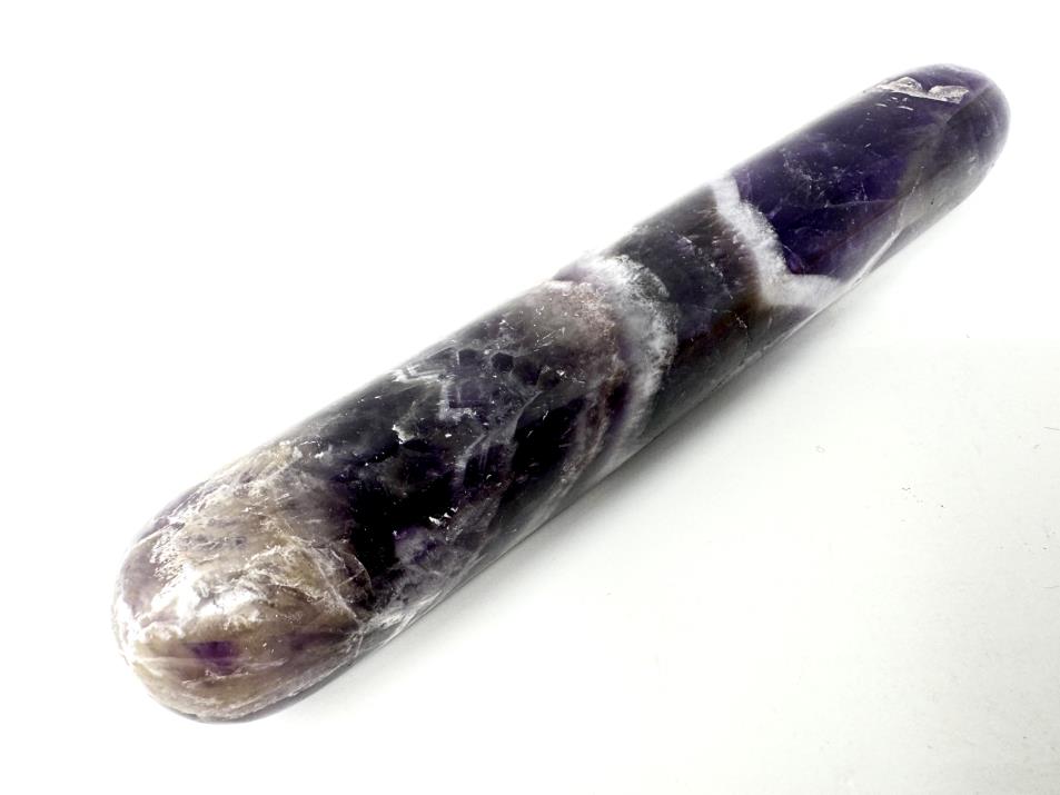 Chevron Amethyst Crystal Massage Wand 12.3cm