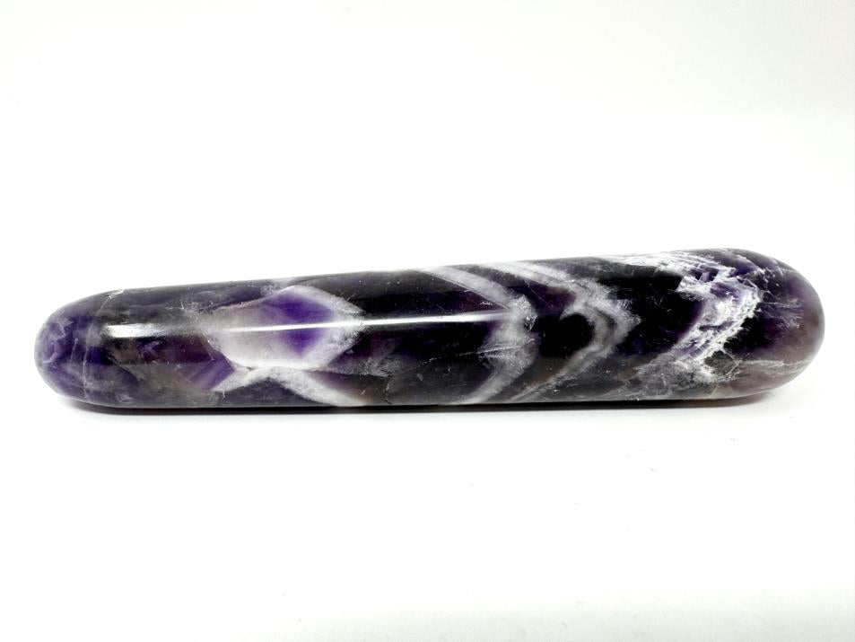 Chevron Amethyst Crystal Massage Wand 12.3cm