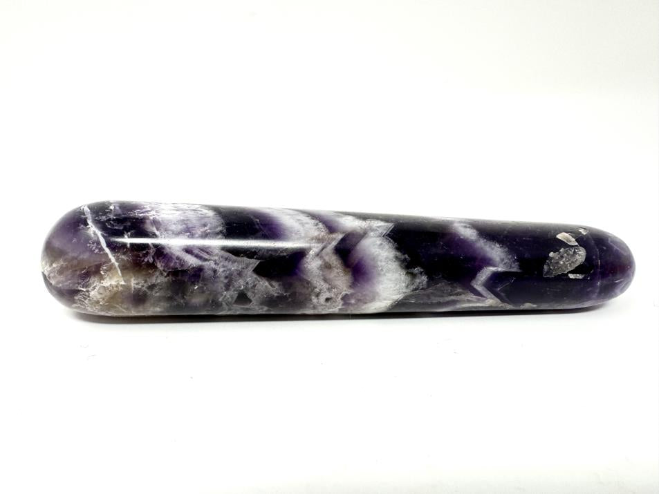 Chevron Amethyst Crystal Massage Wand 12.3cm