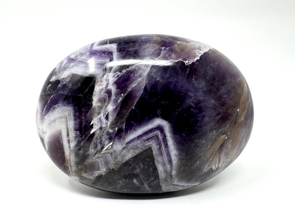 Chevron Amethyst Crystal Pebble 6.2cm