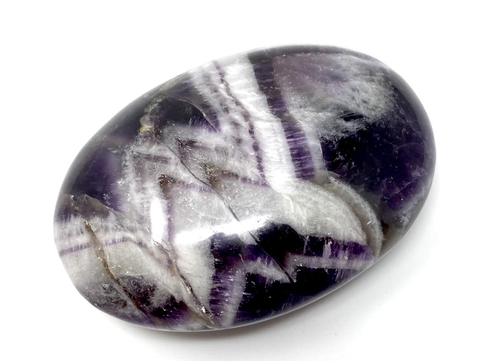 Chevron Amethyst Crystal Pebble 6.1cm