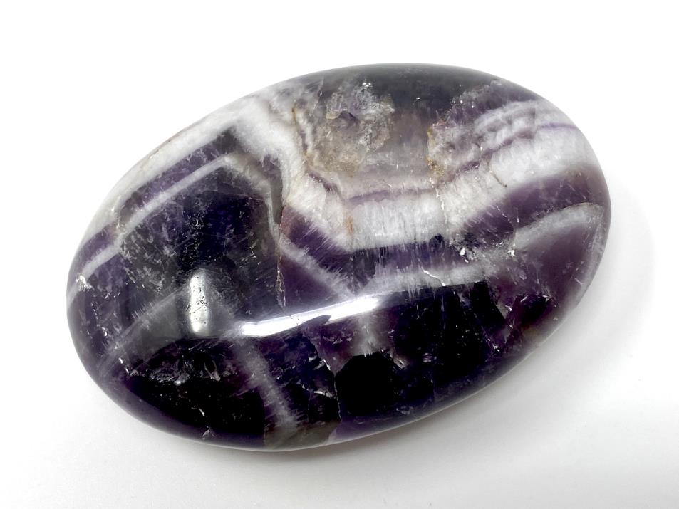 Chevron Amethyst Crystal Pebble 6.1cm