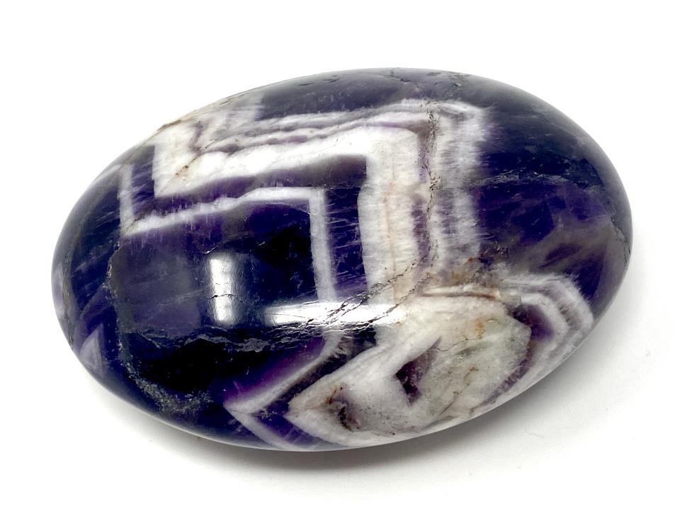 Chevron Amethyst Crystal Pebble 6cm