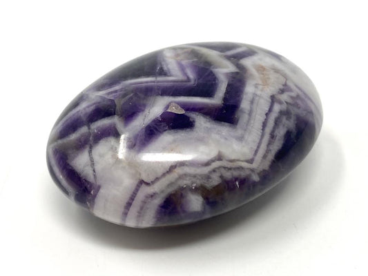 Chevron Amethyst Crystal Pebble 6cm