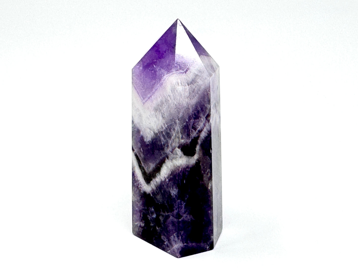 Chevron Amethyst Crystal Point 8.5cm