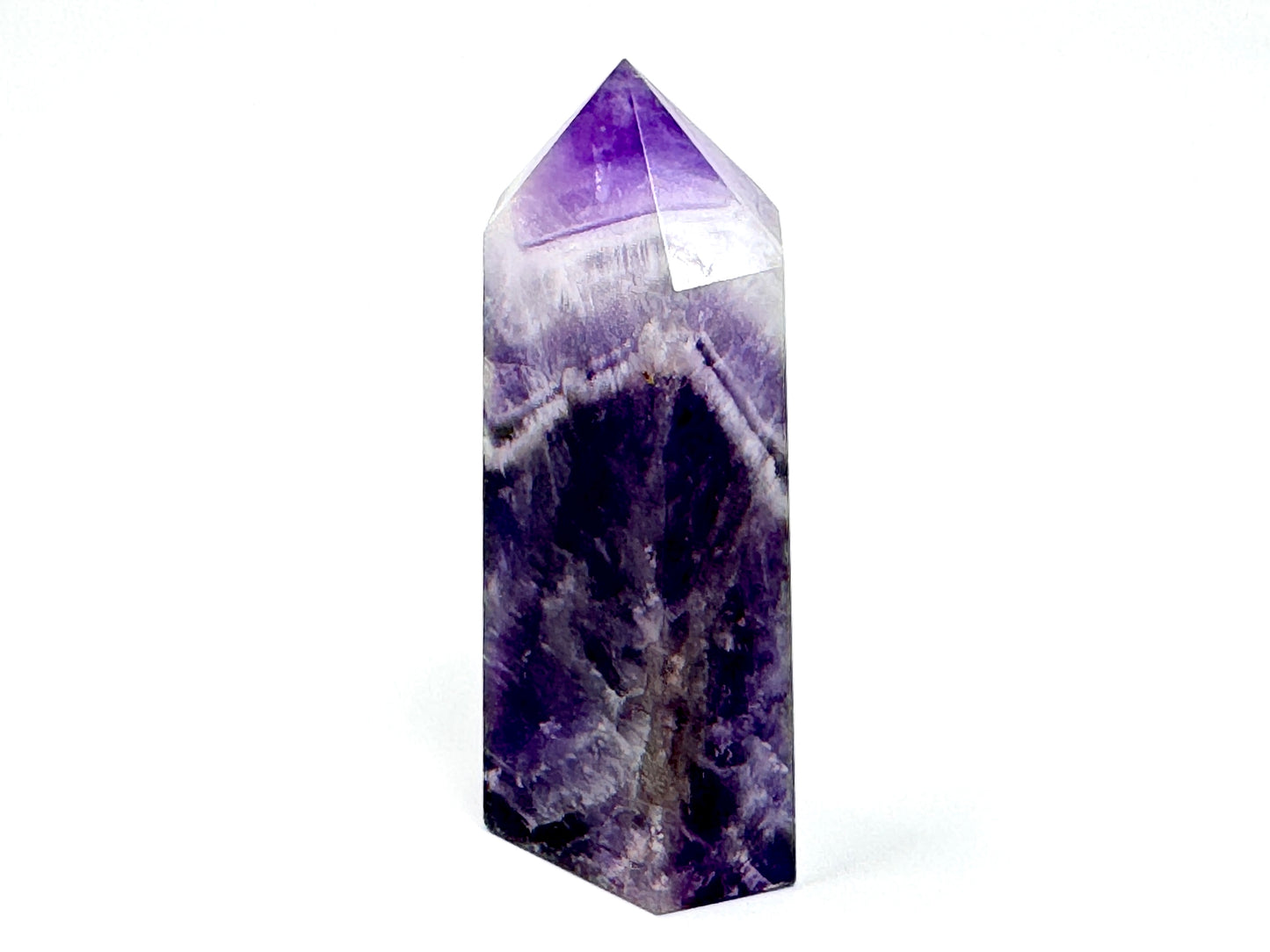 Chevron Amethyst Crystal Point 8.5cm