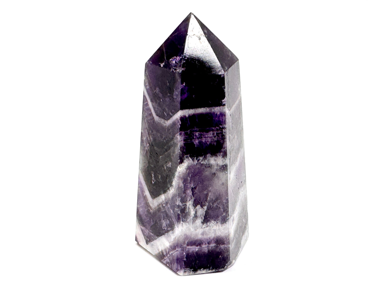 Chevron Amethyst Crystal Point 6.8cm