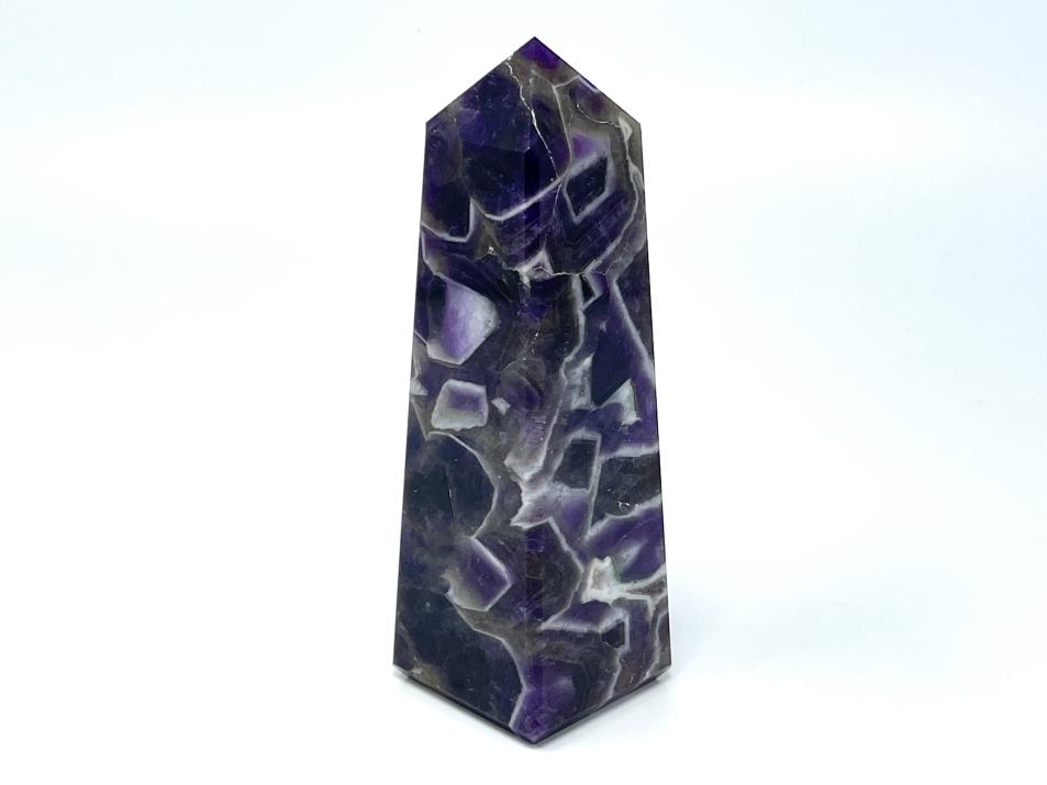 Chevron Amethyst Crystal Tower Large 15cm