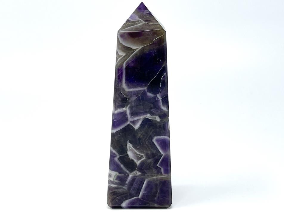 Chevron Amethyst Crystal Tower Large 15cm