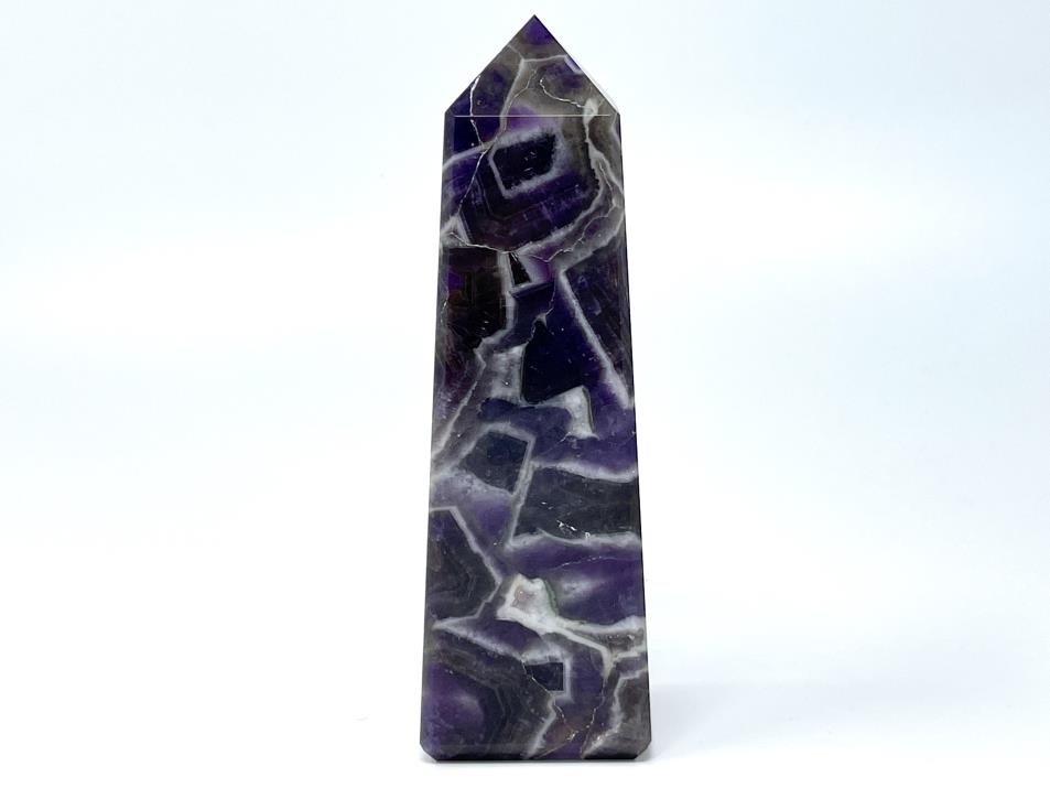 Chevron Amethyst Crystal Tower Large 15cm