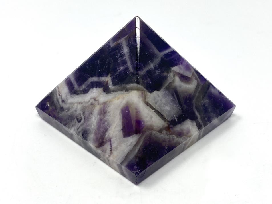 Chevron Amethyst Crystal Pyramid 5cm