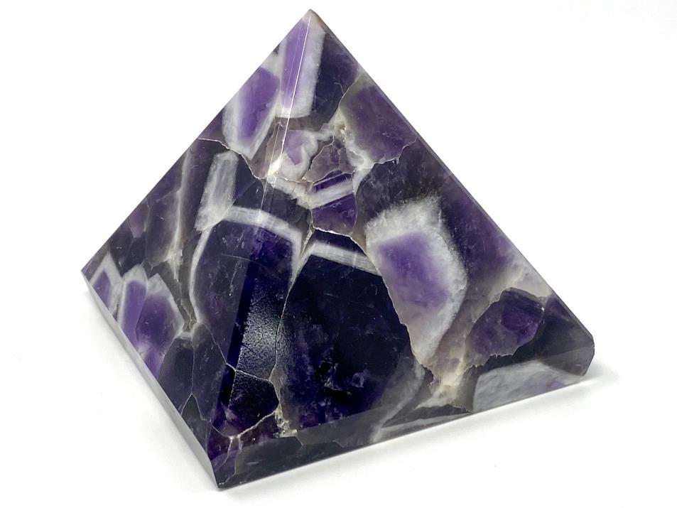 Chevron Amethyst Crystal Pyramid 7cm