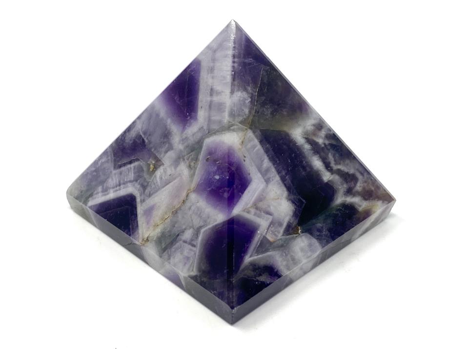 Chevron Amethyst Crystal Pyramid 6.3cm