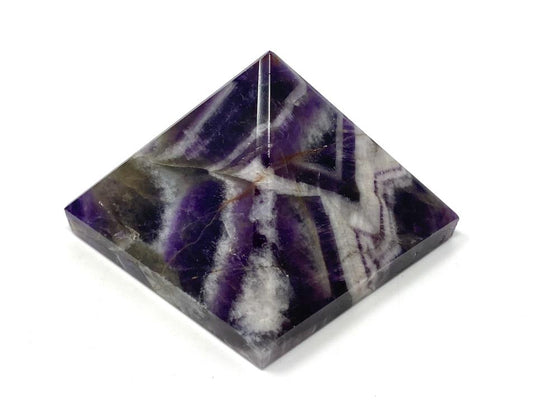 Chevron Amethyst Crystal Pyramid 5.5cm