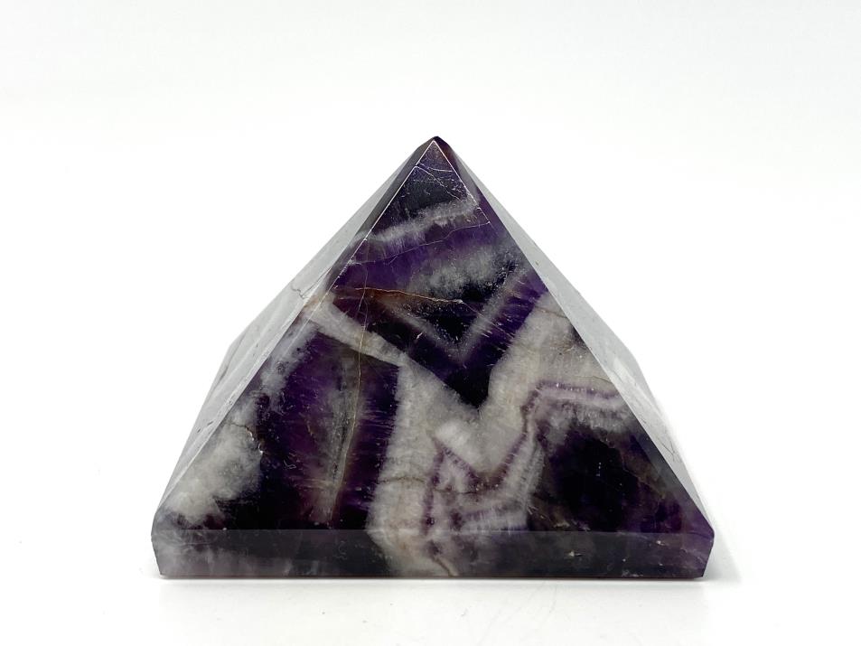 Chevron Amethyst Crystal Pyramid 5.5cm